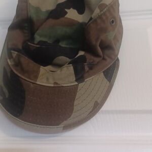 Camouflage Military Style Bucket Hat - Green/Brown/Black